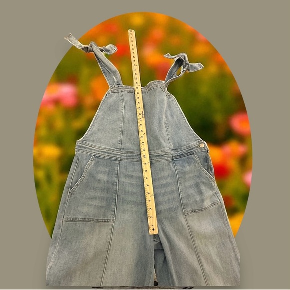 NY & Co Denim Wide Leg Overalls. NWT
SIZE: XL - Picture 13 of 13